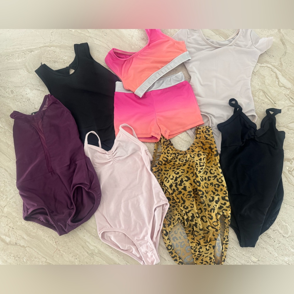 DANCE - 6 leotards and 1 short/top set